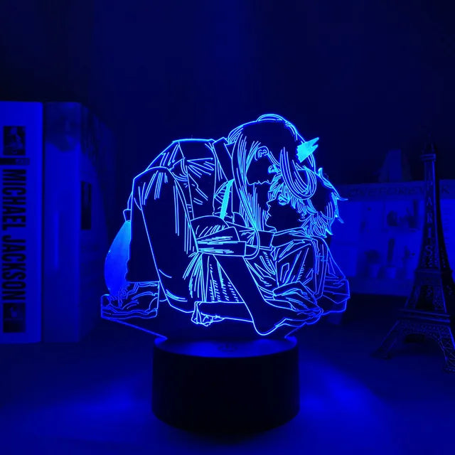 Chainsaw Man Lamp LED Illusion Night Light