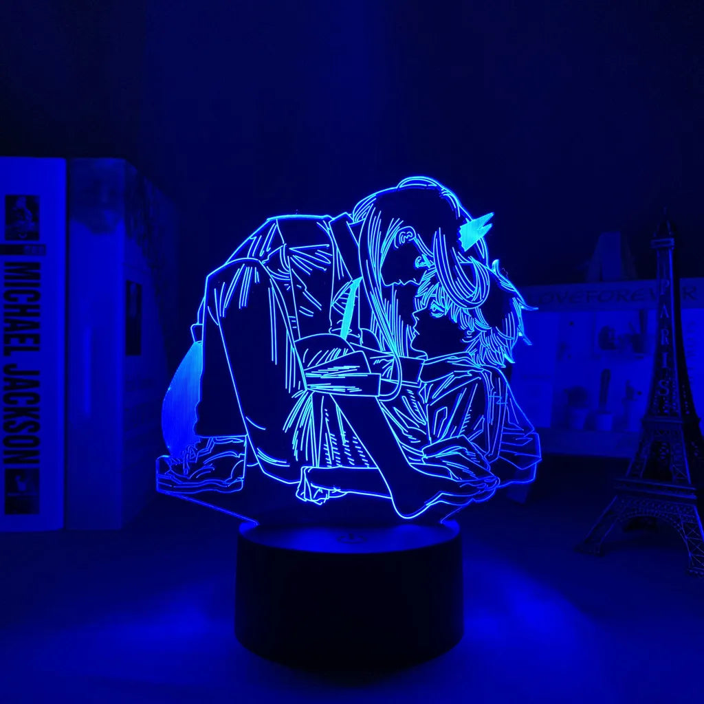 Chainsaw Man Lamp LED Illusion Night Light